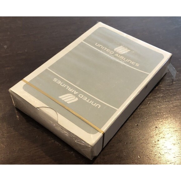 VTG United Airlines Playing Cards Deck New Sealed Gray Travel Aviation - Picture 4 of 5